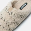 Teddy-Hausschuhe Beige